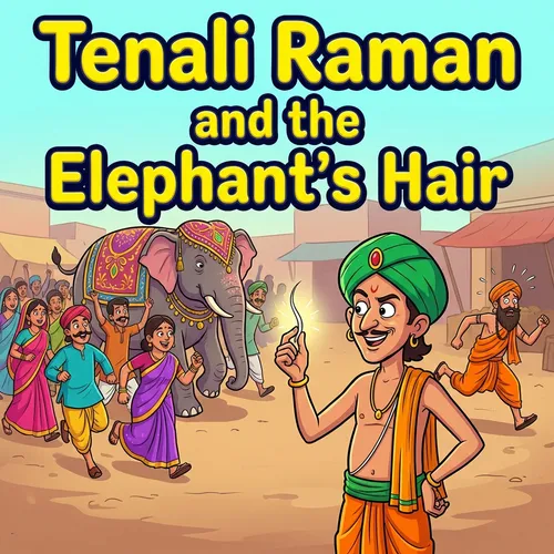 Tenali Raman and the Elephant's Hair – Tenali Raman Story for Kids
