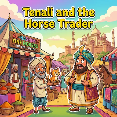 Tenali Raman and the Horse Trader – Tenali Raman Story for Kids