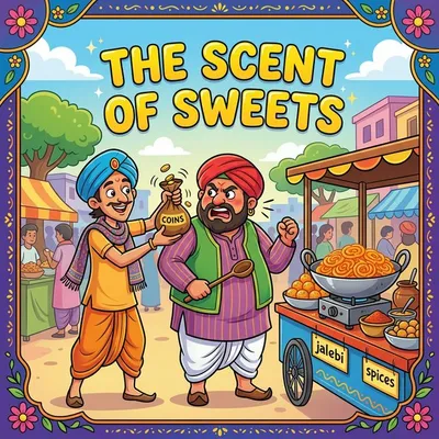 Tenali Raman and the Scent of Sweets – Tenali Raman Story for Kids