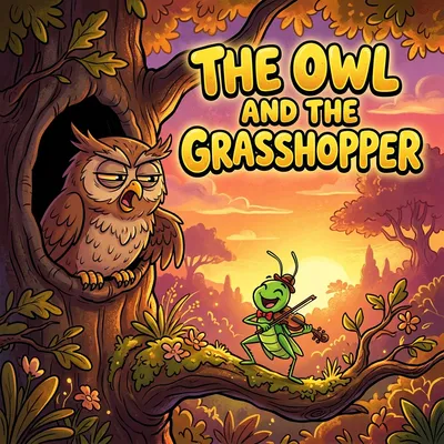 The Owl and the Grasshopper